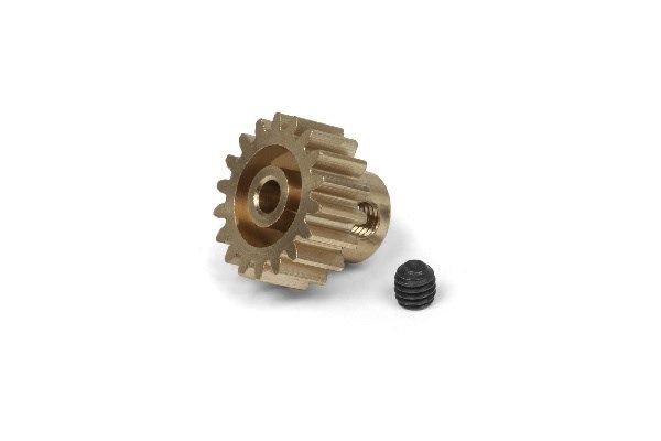 Maverick 18T Brass Pinion Gear (0.8 M / 32Dp 3.175 Shaft) (MV150087)