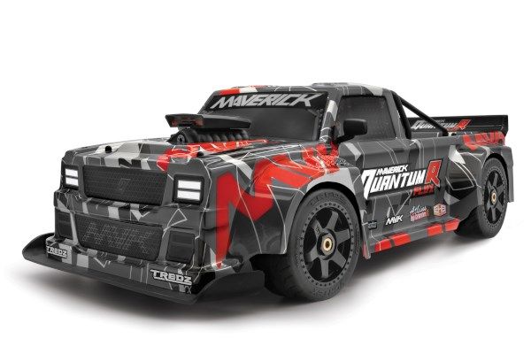 Maverick Quantumr Race Truck Body (Black/Red) (MV150319)