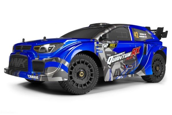 Maverick QuantumRX Rally Car Body - Blue (MV150363)