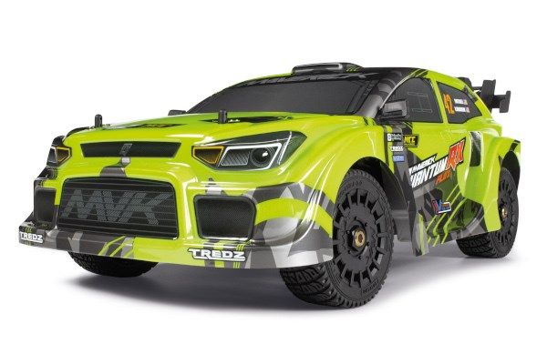 Maverick QuantumRX Rally Car Body - Fluoro Green (MV150364)