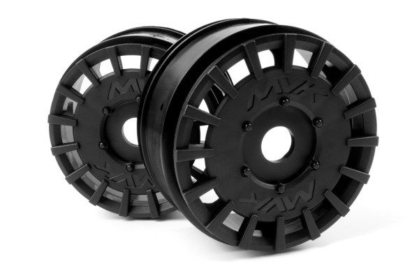 Maverick Quantumr Rally Car Wheel (Black/2Pcs) (MV150365)