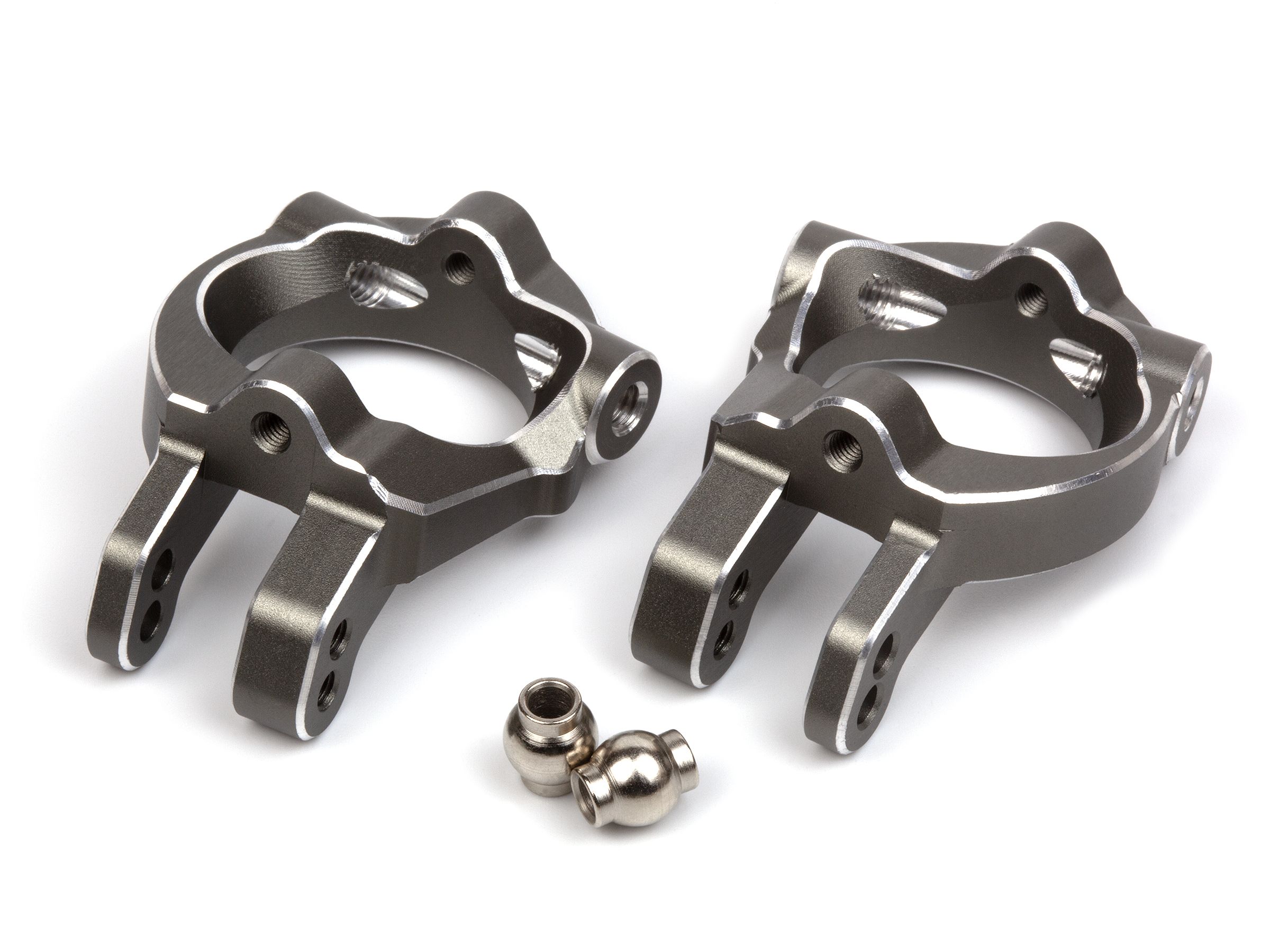 Maverick Aluminium C-Hub Set (Grey/Left/Right) (MV150482)