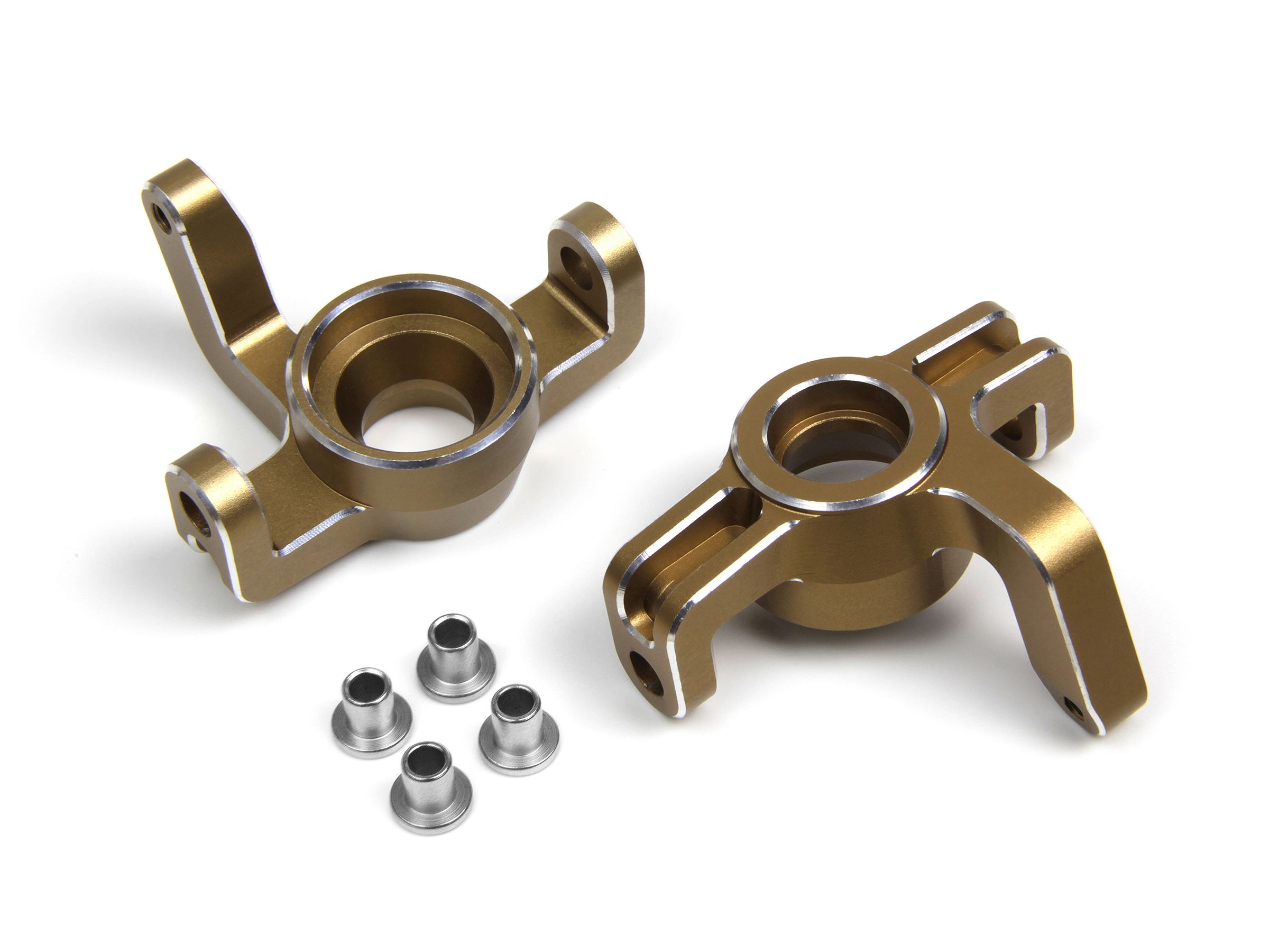 Maverick Aluminium Steering Spindle Set (Gold/Left/Right) (MV150484)