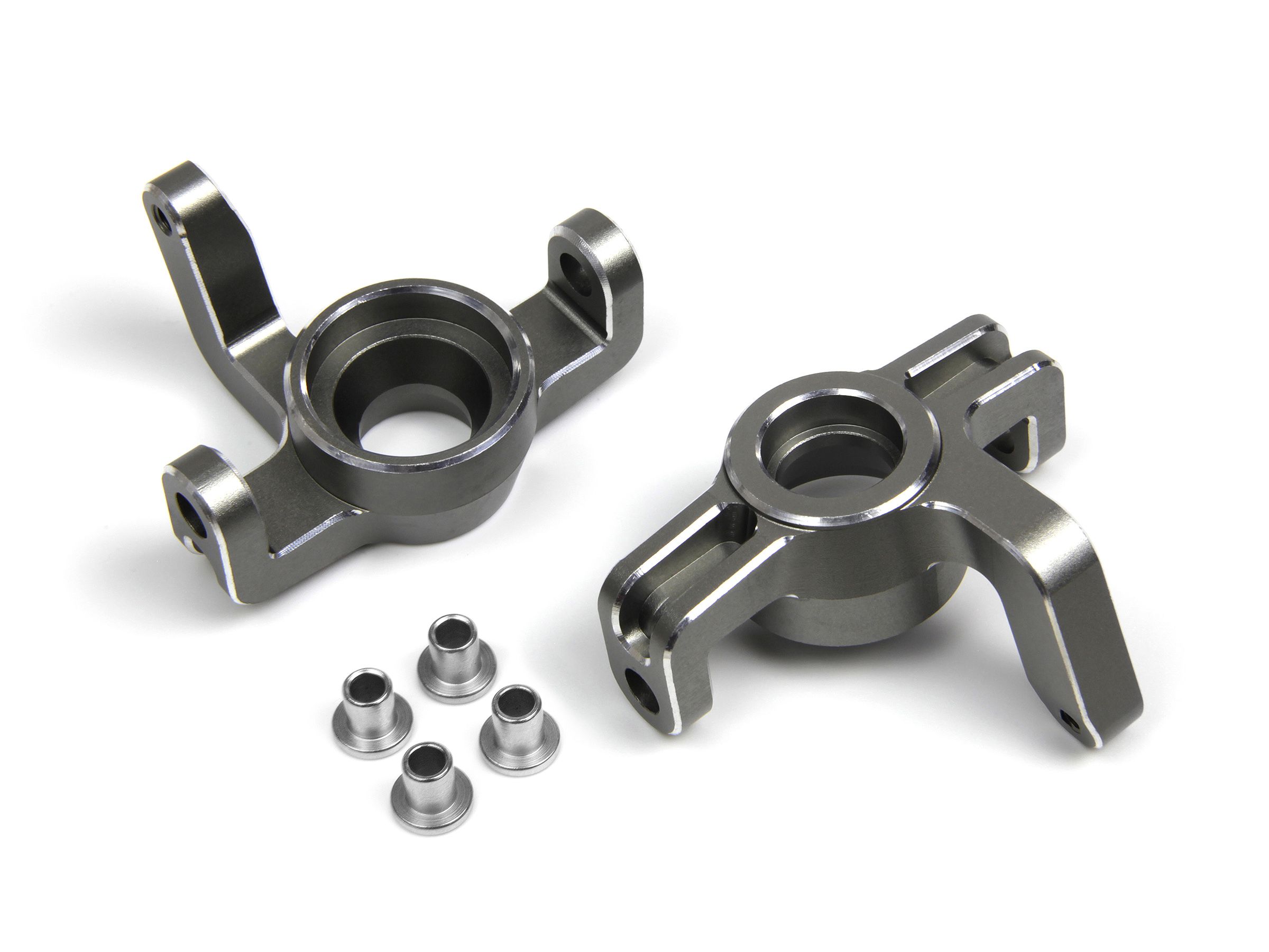 Maverick Aluminium Steering Spindle Set (Grey/Left/Right) (MV150485)