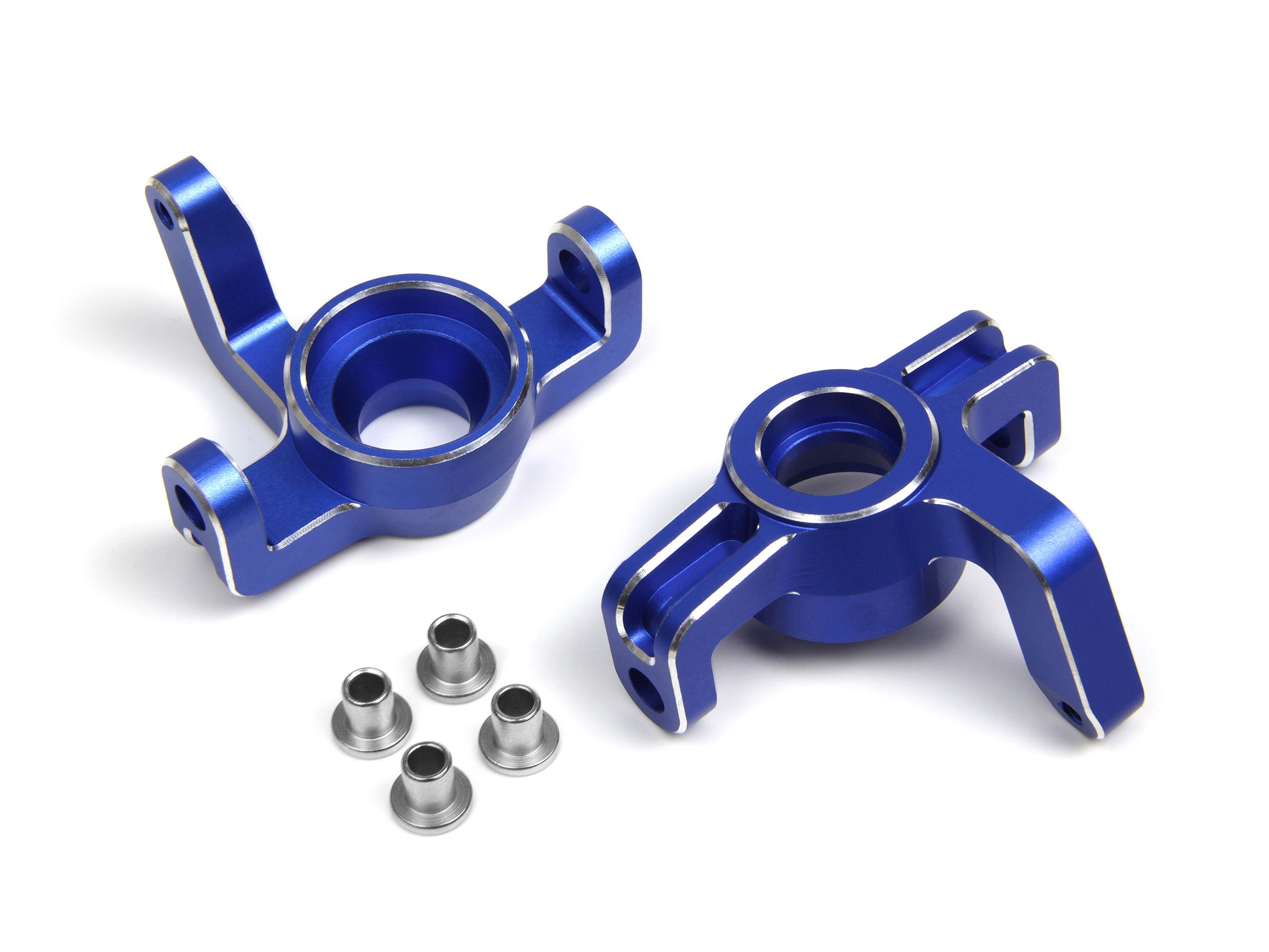 Maverick Aluminium Steering Spindle Set (Blue/Left/Right) (MV150486)