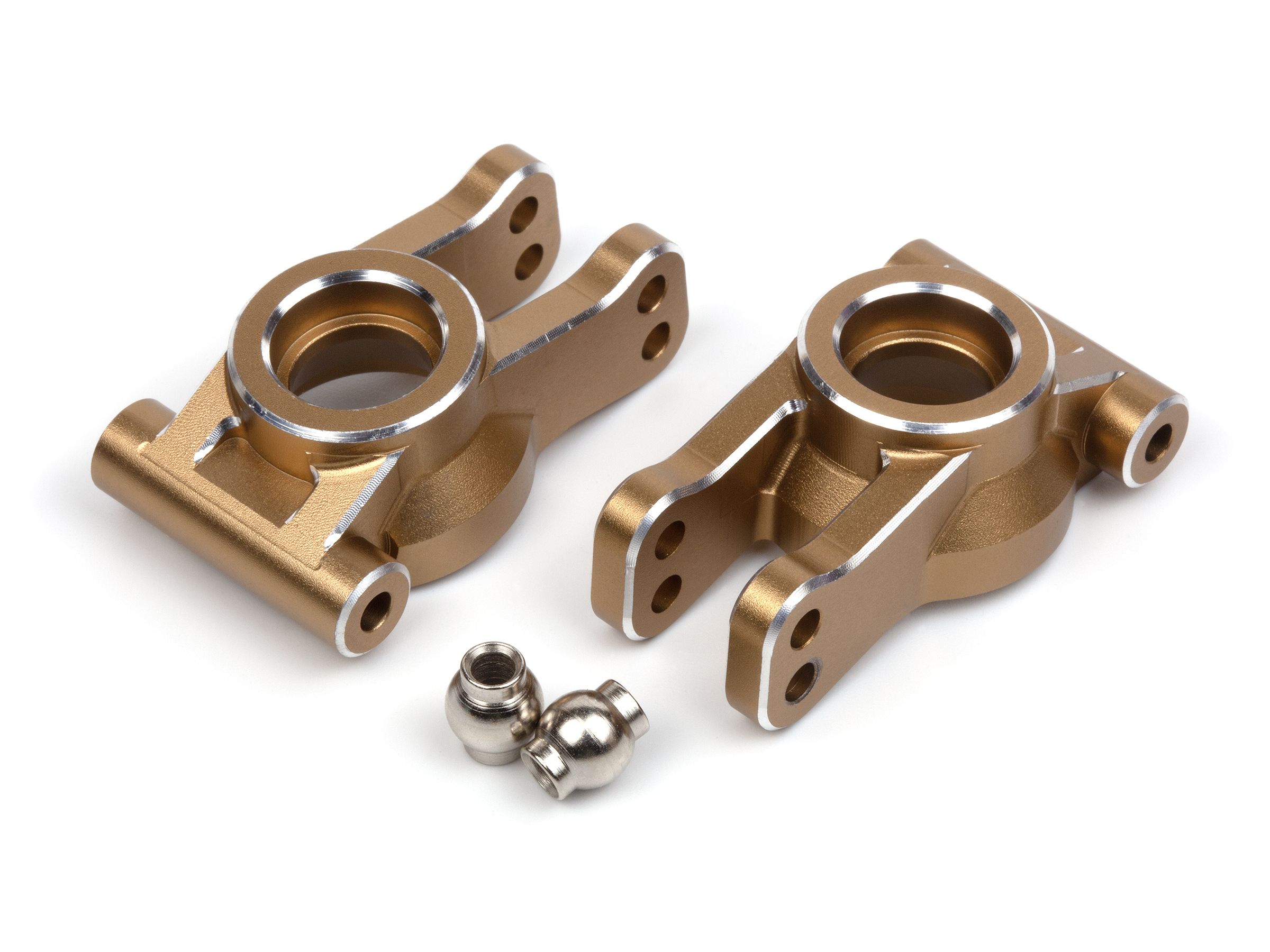 Maverick Aluminium Rear Hub Set (Gold/2pcs) (MV150487)