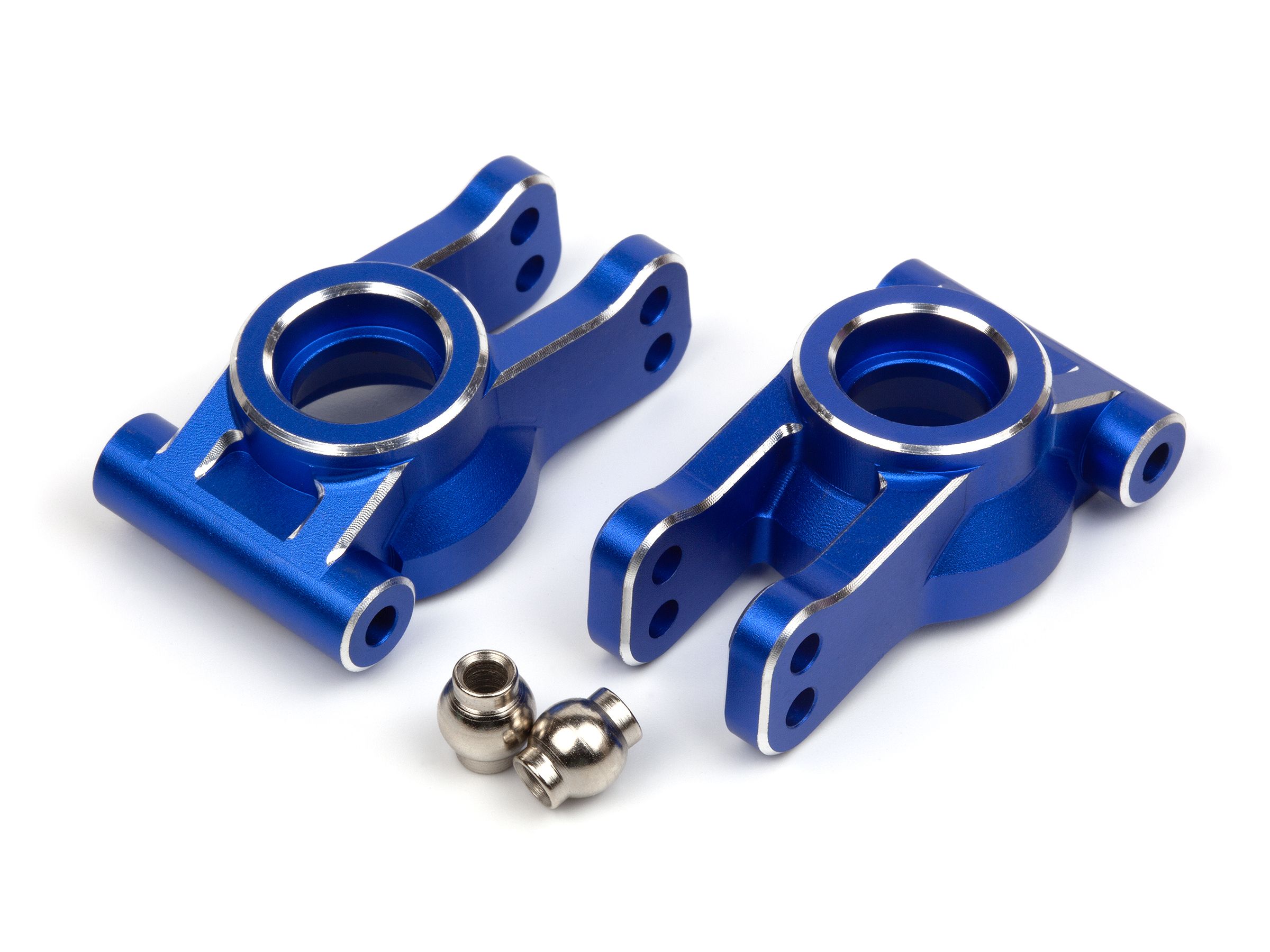 Maverick Aluminium Rear Hub Set (Blue/2pcs) (MV150489)