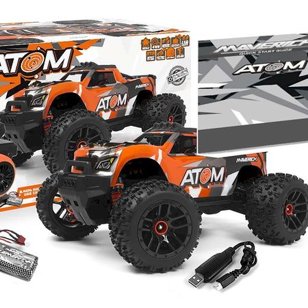 Maverick RC Atom 1:18 4WD Electric Truck - Orange (MV150502)