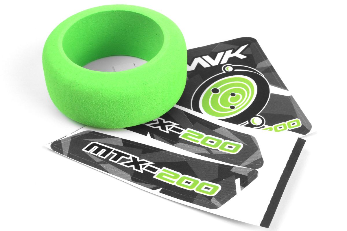 Maverick Transmitter Wheel Foam &amp; Decals (Green) (MV150554)