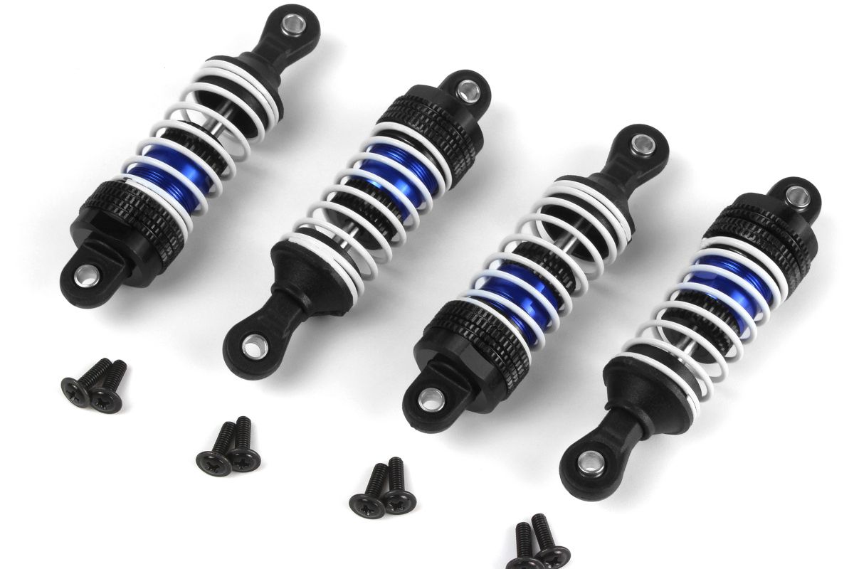 Maverick Aluminum Oil-Filled Shock Absorber Set Blue/4Pc (MV150555)