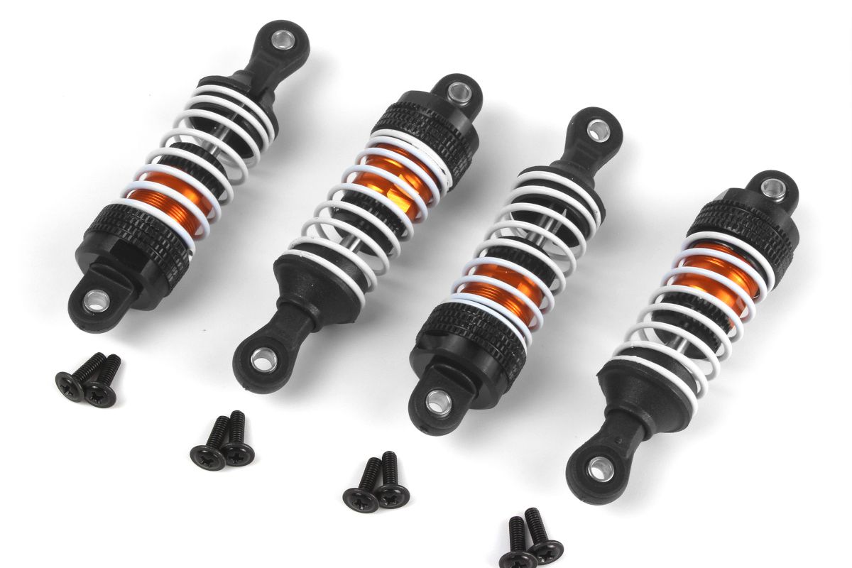 Maverick Aluminum Oil-Filled Shock Absorber Set Orange/4Pc (MV150557)