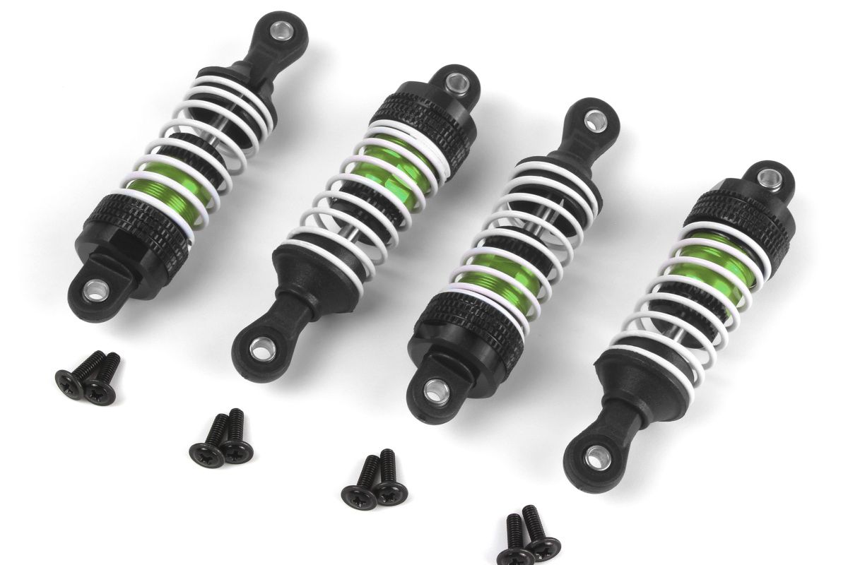 Maverick Aluminum Oil-Filled Shock Absorber Set Green/4Pc (MV150558)