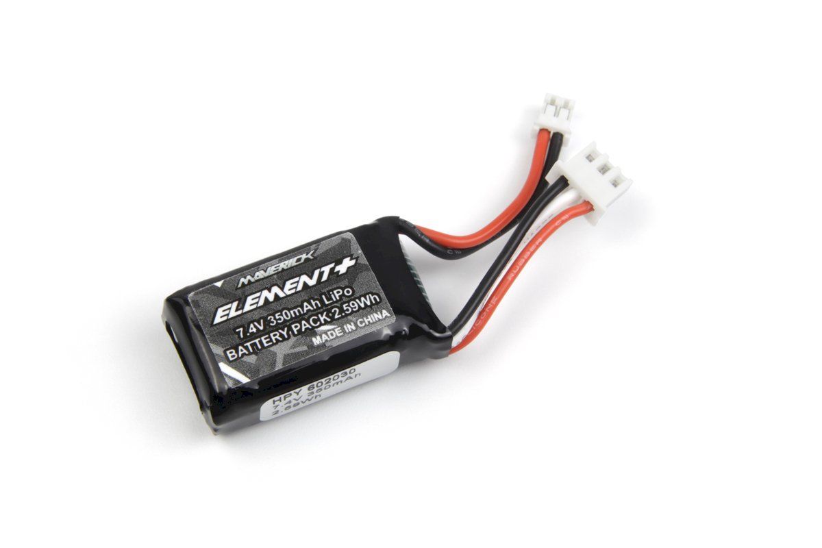 Maverick RC Element 7.4V 350mAh LiPo Battery Pack - Microbe (MV150847)