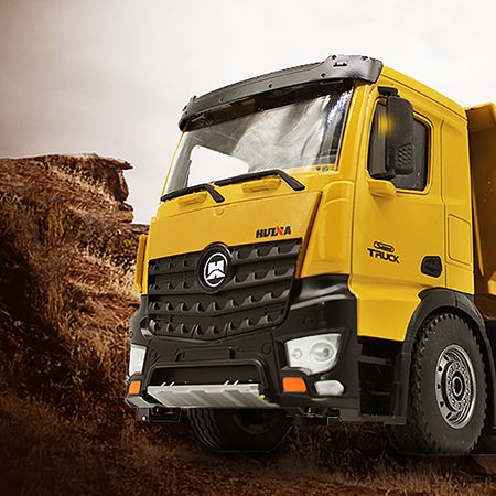 Huina RC Tipper Dumptruck 2.4G 10Ch W/Die Cast Cab, Dump Bed (CY1582)