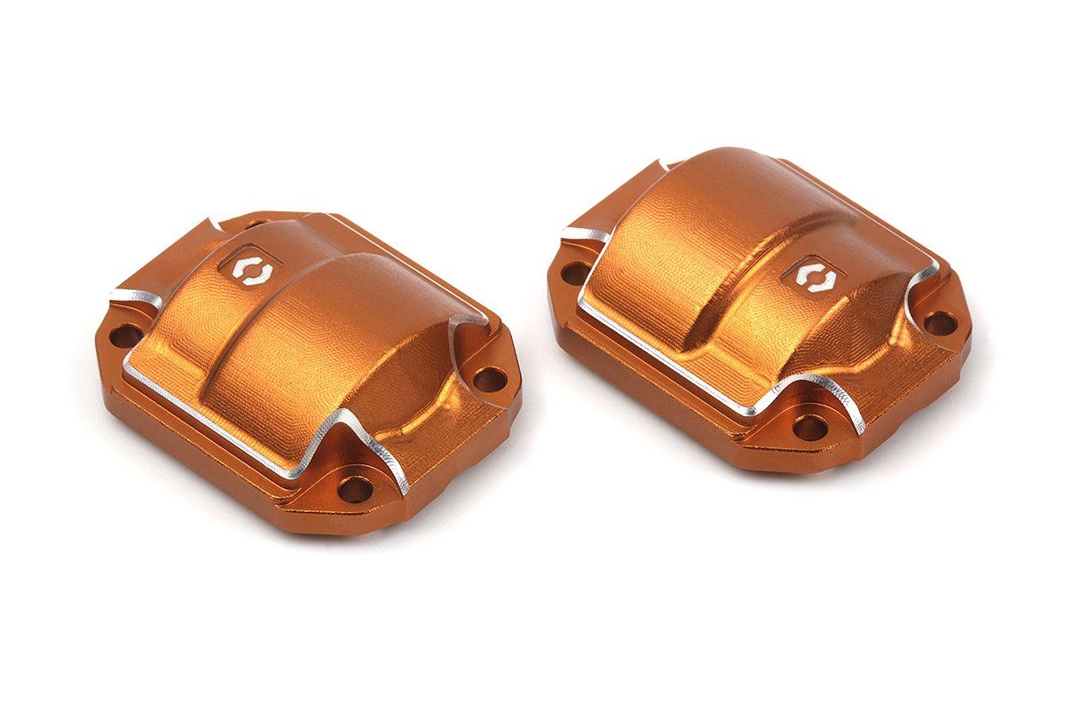HPI Racing Aluminum Diff Cover (Orange/2pcs) (HP161143)