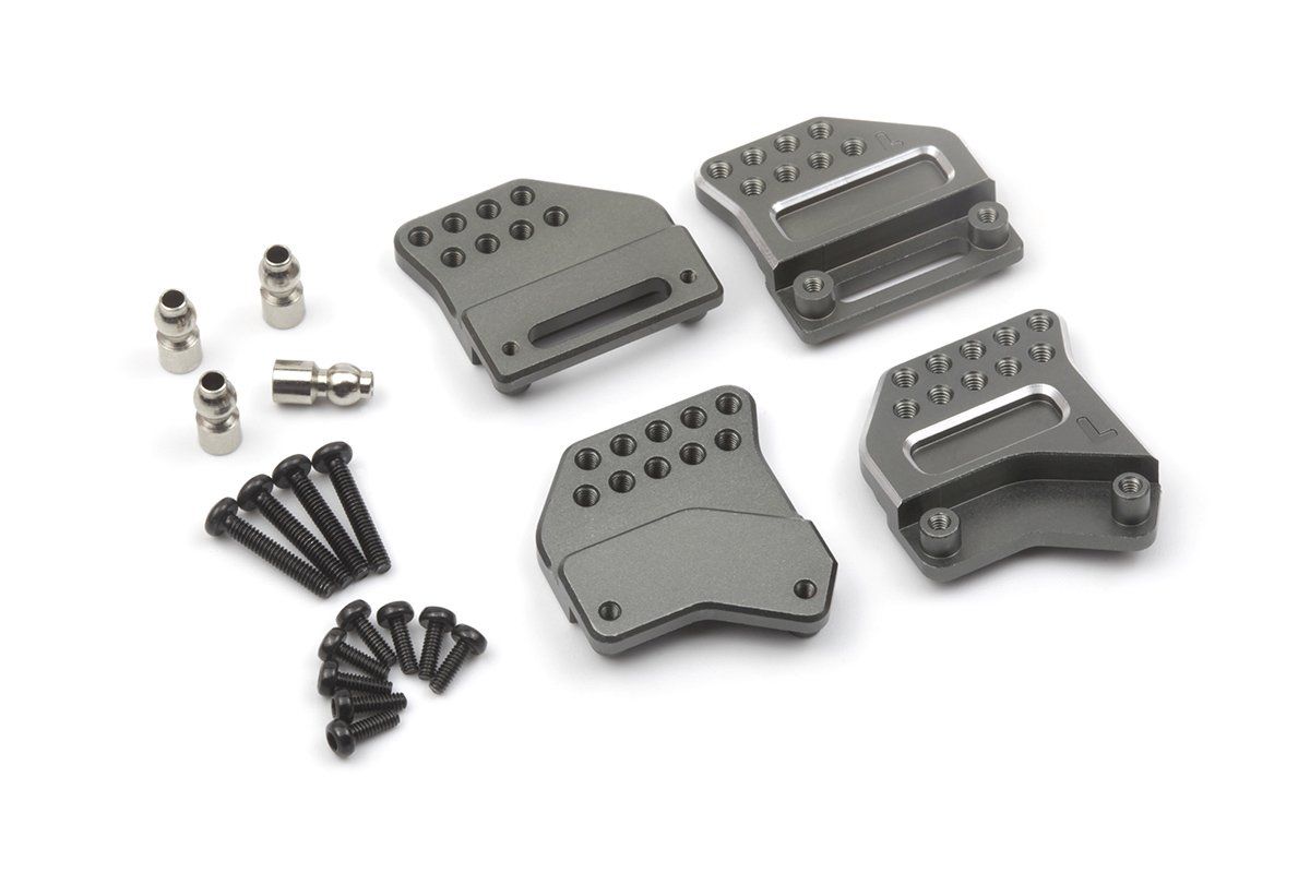 HPI Racing Aluminum Shock Tower Set (Gunmetal) (HP161149)