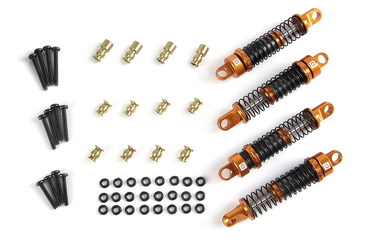 HPI Racing Aluminum Oil-Filled Shock Set (Assembled/4pcs) (HP161150)