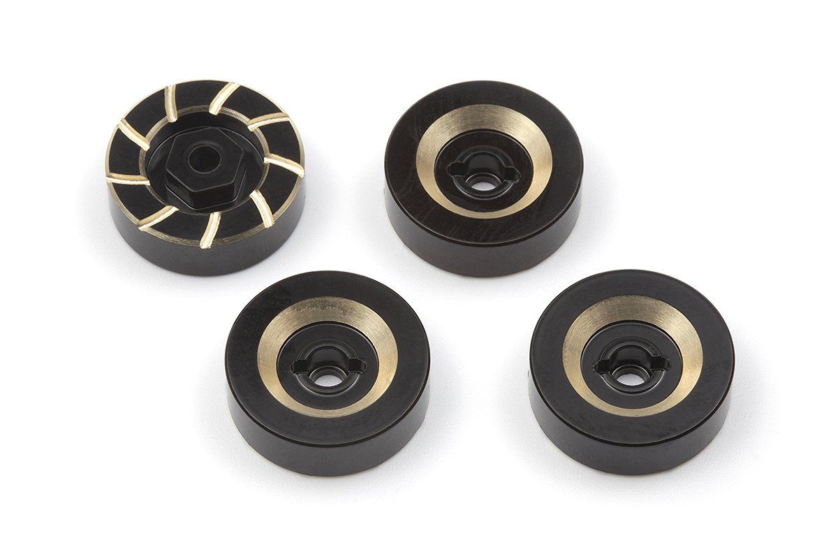 HPI Racing HPI Racing 7mm Hex Hub Weight Set (Brass/4pcs) (HP161151)