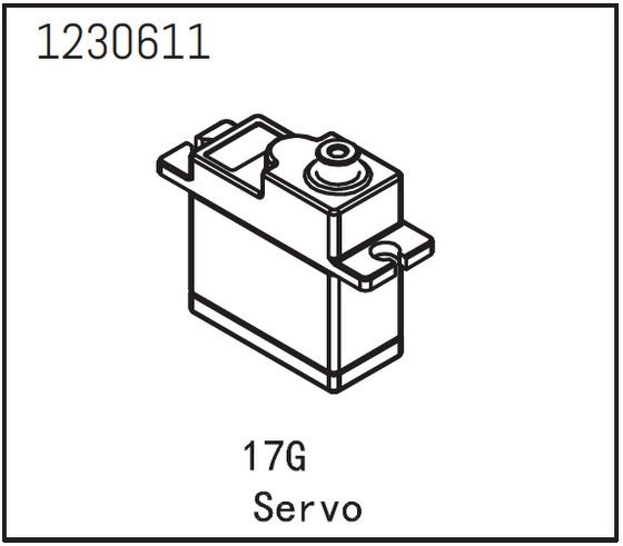 Absima 17G Mini Servo ( AB 1230611)