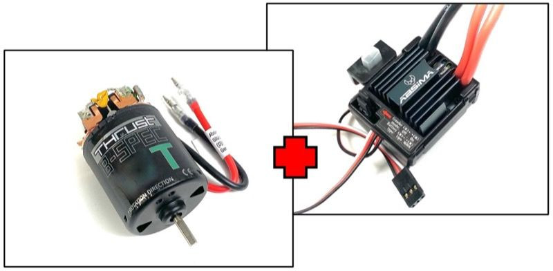 Absima 21T Racing Motor &amp; 80A ESC Combo Set &quot;Thrust B-Spec V2&quot; ( AB 2100016V2)