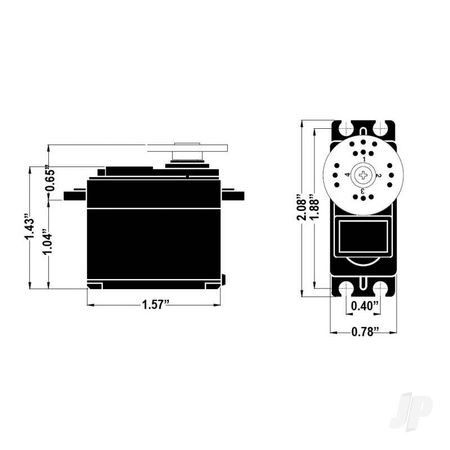 Hitec HS311 Standard Servo (High Impact Gears) (2213190)
