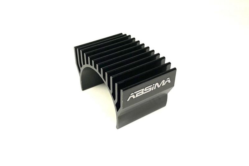 Absima 1:10 Metal Top Heatsink - Black ( AB 2310030)