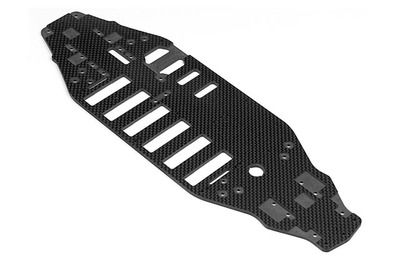 Xray T2 Chassis 3.5mm Graphite - Extra-Thick - Foam-Spec (XR301123)