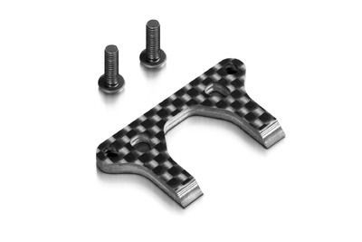 Xray T4&#039;20/T4&#039;21 Graphite Bumper Upper Holder Brace 3.0mm (XR301208)