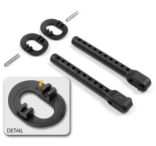 Xray Rear Body Mount Set +1mm Height (XR301333)