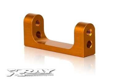 Xray T3 Alu Lower Rear Suspension 1-Piece Holder - Orange (XR302048-O)