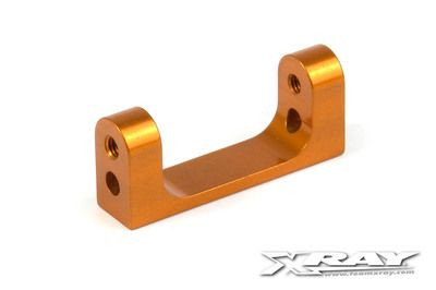 Xray T4 Alu Lower Rear Suspension Holder - Orange (XR302050-O)