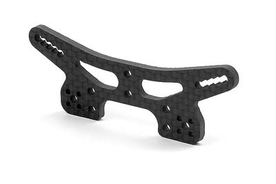 Xray Shock Tower Front 3.0mm Graphite - V2 (XR302087)