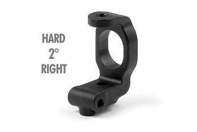 Xray Composite C-Hub Right - 2Â° Deg. - Hard (ECS) (XR302371)