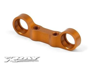 Xray Alu Steering Plate For Dual Servo Saver - Orange (XR302545-O)
