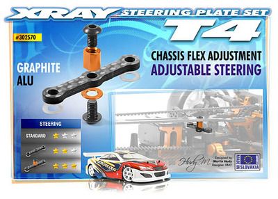 Xray Graphite Steering Plate Set (XR302570)
