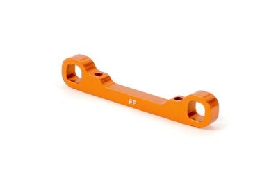 Xray Alu Front Lower 1-Piece Suspension Holder - Front - Ff - V2 (XR302710-O)