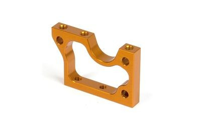 Xray T2&#039;009 Right Alu Layshaft Bulkhead - Orange (XR303013-O)