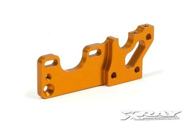 Xray T3 Alu Motor Mount Bulkhead - Orange (XR303052-O)