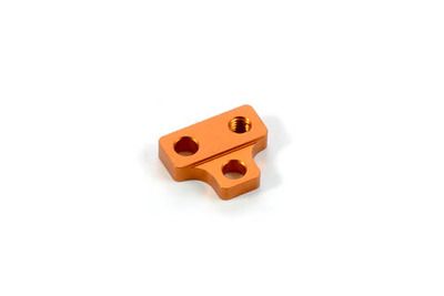 Xray T4&#039;15 Alu Motor Mount Plate - Orange (XR303058-O)
