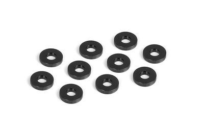Xray Alu Shim For Lower Susp. Holder 3X7.5X1.5 - Black (10) (XR303134-K)
