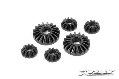 Xray Composite Gear Diff Bevel &amp; Satellite Gears (2+4) (XR304930)