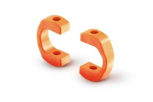 Xray Drive Shaft Replacement Plastic Cap 3.5 mm - Orange - Strong (4) (XR305242)