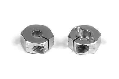 Xray Alu Wheel Hub - Offset &quot;+0.75mm&quot; - Black (2) (XR305352)