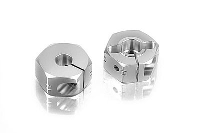 Xray Alu Wheel Hub - Offset &quot;+1.5mm&quot; - Black (2) (XR305353)