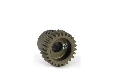 Xray Narrow Alu Pinion Gear - Hard Coated 25T / 64 (XR305975)