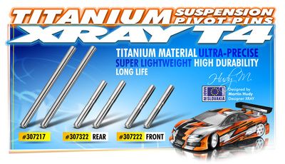 Xray Titan Front Arm Pivot Pin (2) (XR307222)