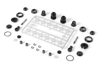 Xray ULP Alu Shock Absorber-Set - Black - V2 (2) (XR308308-K)