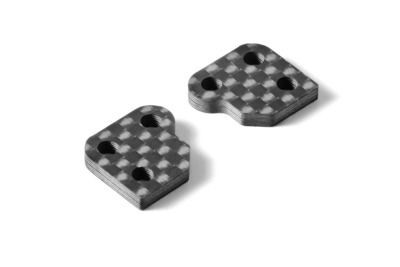 Xray Graphite Extension For Steering Block (2) - 0 Slots (XR322292)