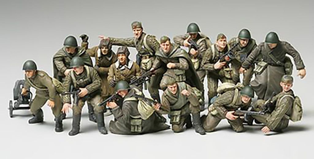 1/48 Tamiya Rus. Infantry &amp; Crew Tank ( THC 32521)