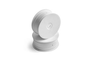 Xray 2wd Front Wheel Aerodisk With 12mm Hex Ifmar - White (2) (XR329910-M)